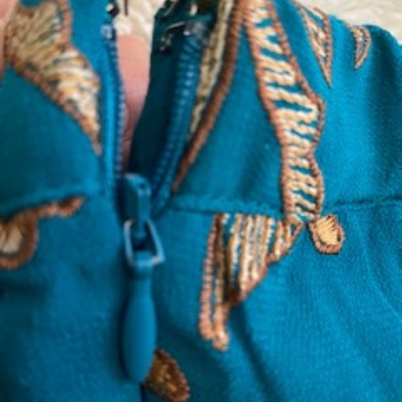 Anthropologie Baraschi Embroidery Skirt Size 0 - Picture 7 of 10